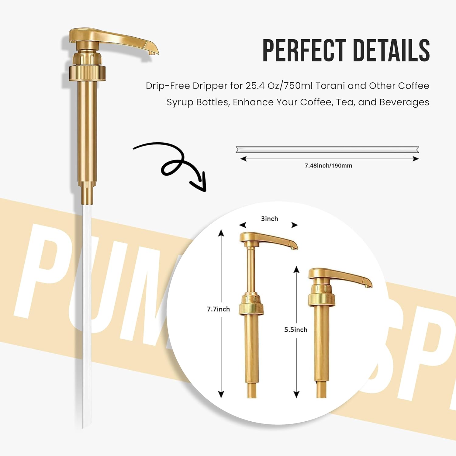 Torani Coffee Syrup Variety Pack - French Vanilla & Vanilla Syrup for Coffee with 2 Jimoco Syrup Pump Dispenser