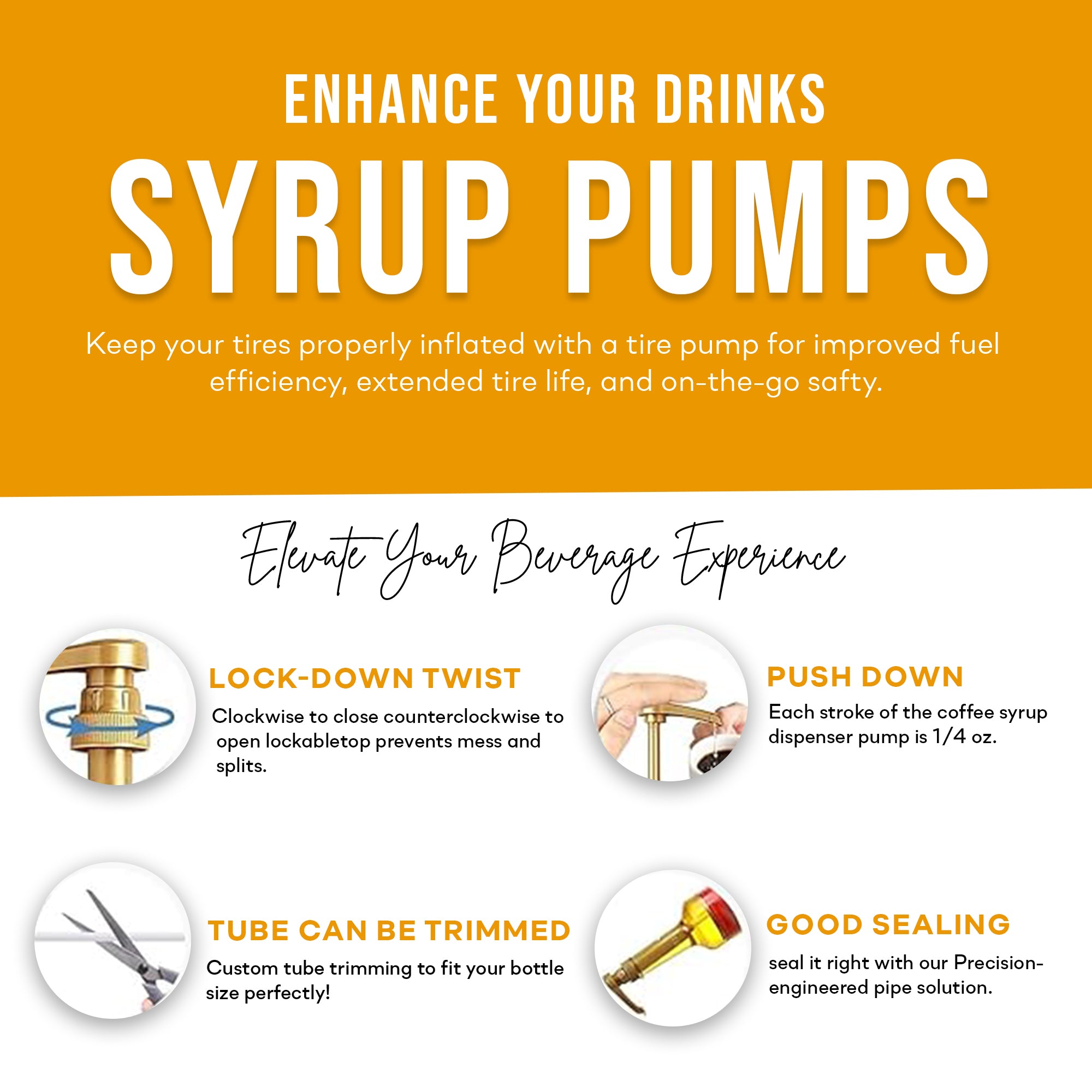 Salted Honey Butter Syrup for Coffee 25.4 Ounces Coffee Syrups and Flavors with Jimoco Pump Syrup Dispenser