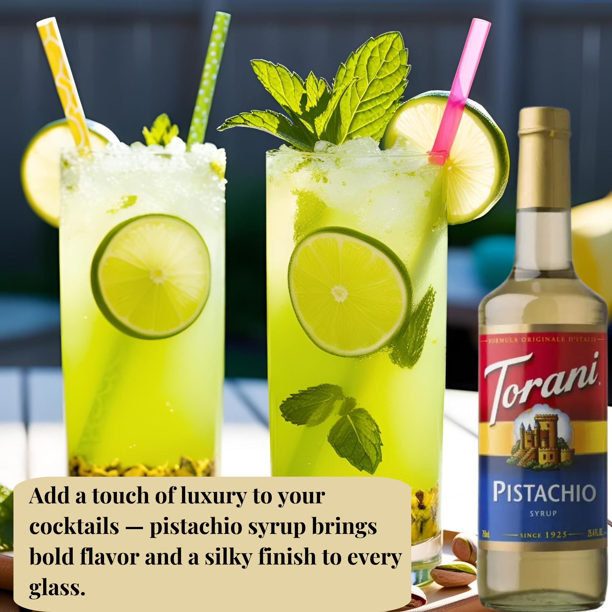 Pistachio Syrup for Coffee 25.4 Ounces Coffee Syrups and Flavors with Jimoco Pump Syrup Dispenser