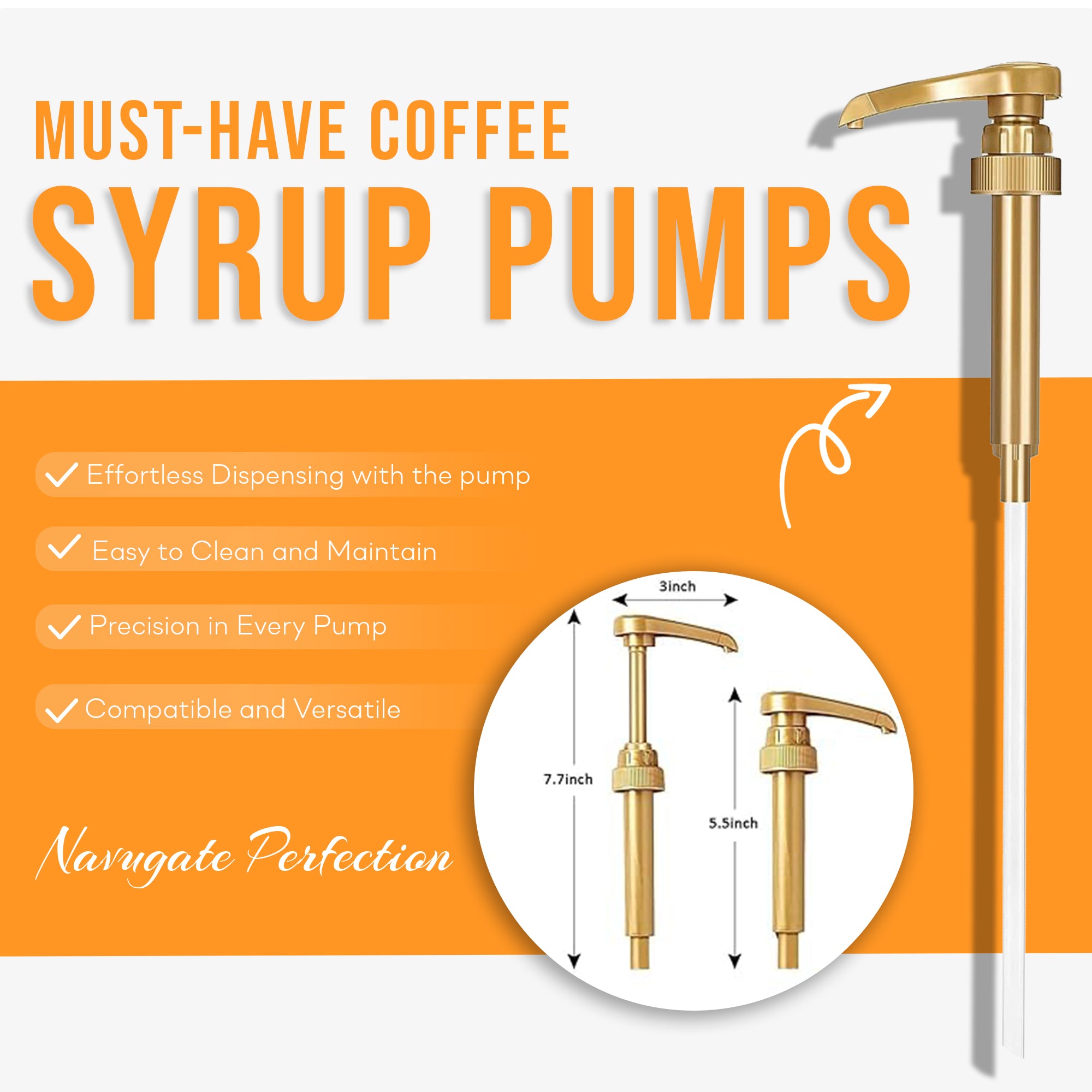 Salted Honey Butter Syrup for Coffee 25.4 Ounces Coffee Syrups and Flavors with Jimoco Pump Syrup Dispenser