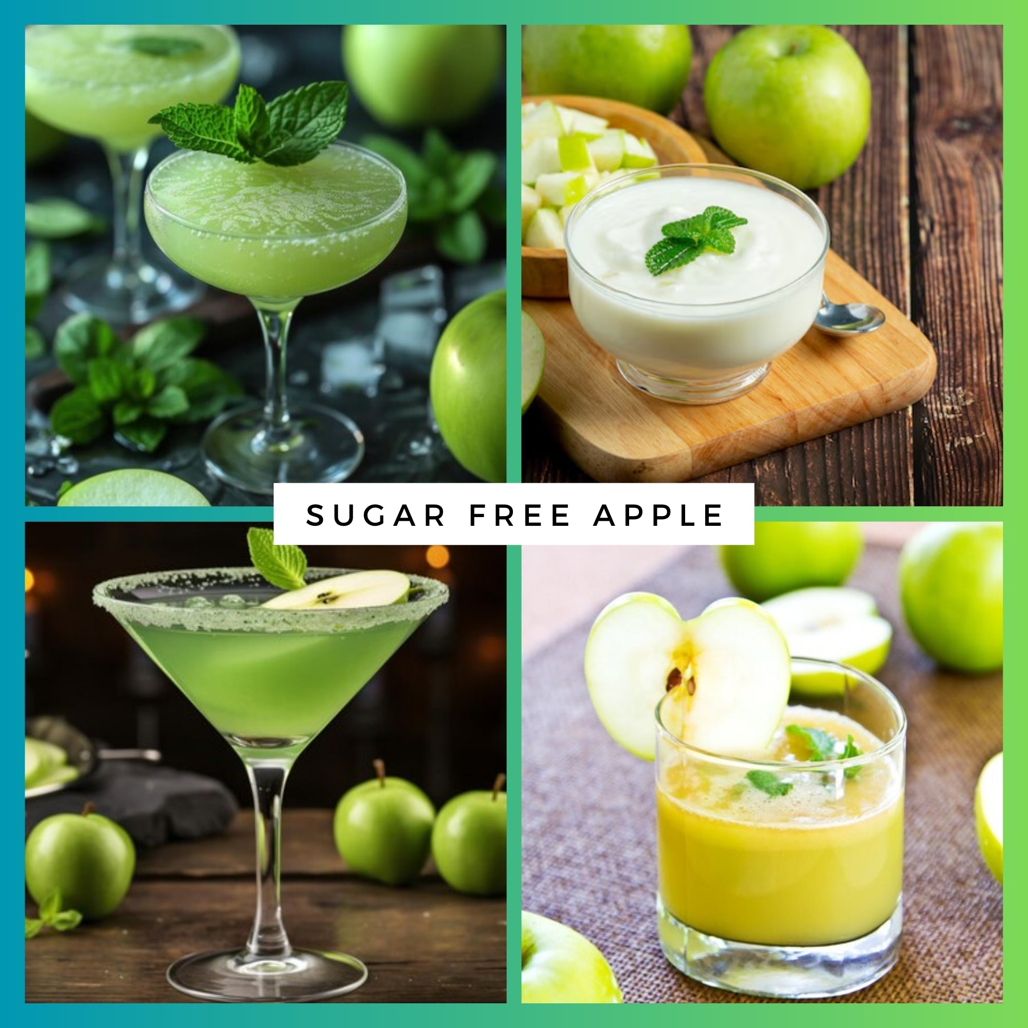 Sugar Free Green Apple Syrup for Coffee 25.4 Ounces Coffee Syrups and Flavors with Jimoco Pump Syrup Dispenser