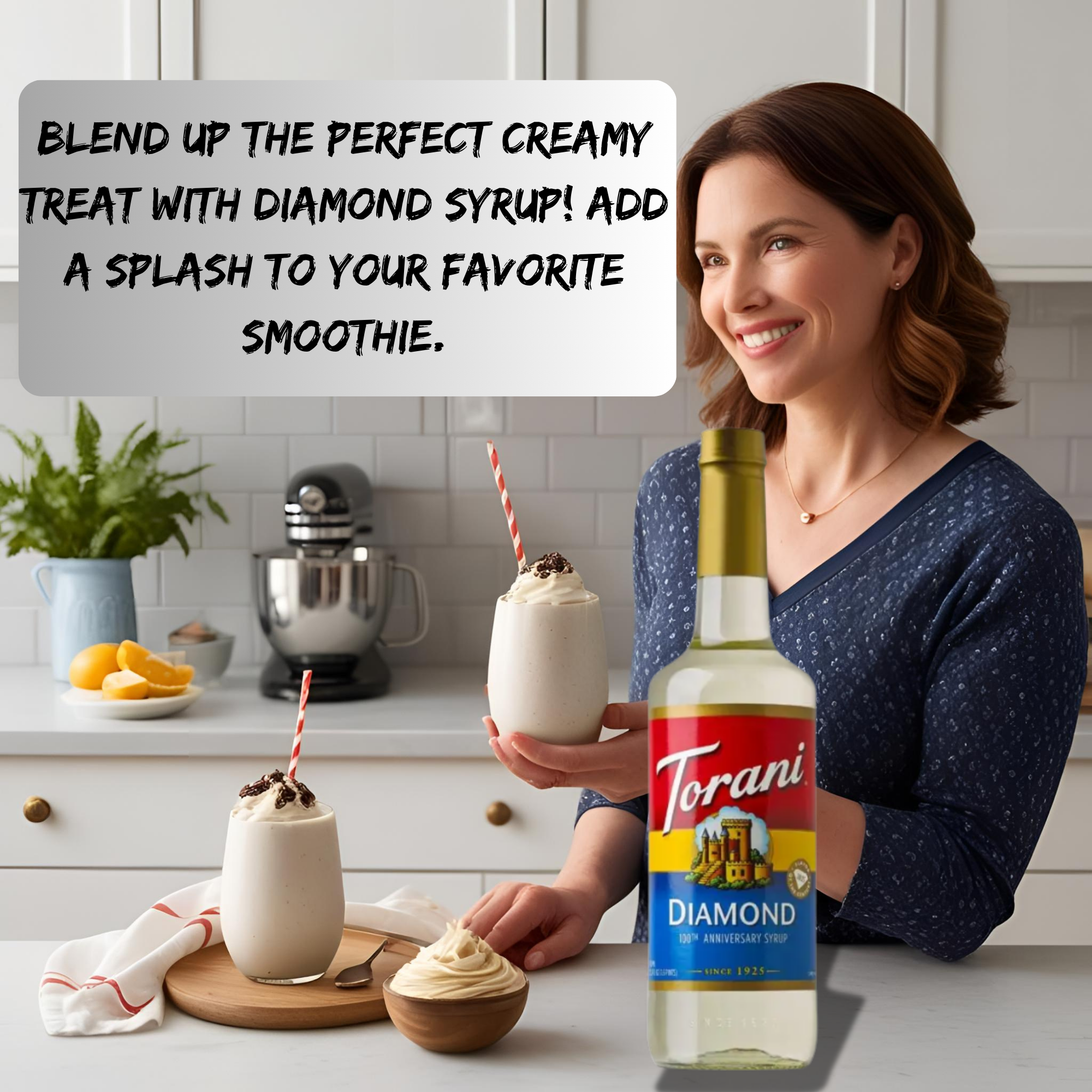 Diamond Syrup for Coffee 25.4 Ounces Coffee Syrups and Flavors with Jimoco Pump Syrup Dispenser