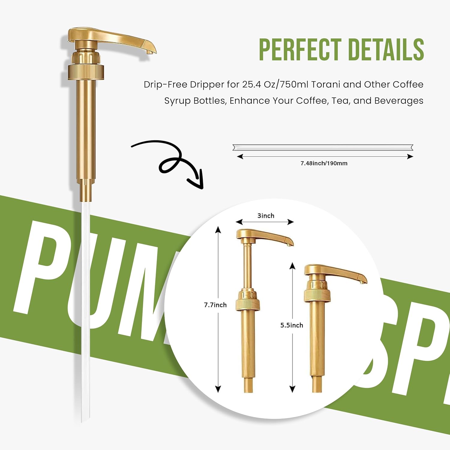 Cane Sugar Syrup for Coffee 25.4 Ounces Coffee Syrups and Flavors with Jimoco Pump Syrup Dispenser