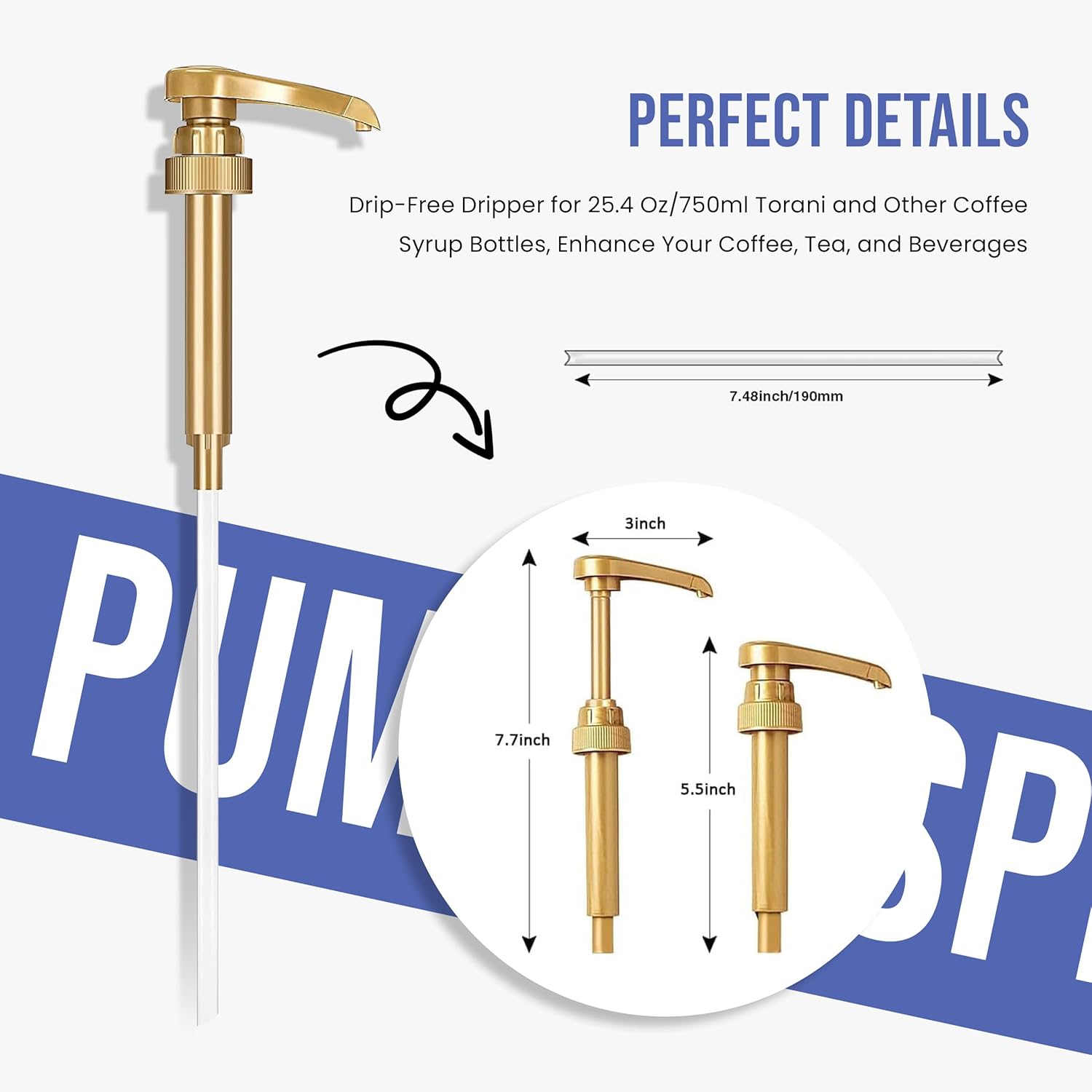 Blue Raspberry Syrup for Coffee 25.4 Ounces Coffee Syrups and Flavors with Jimoco Pump Syrup Dispenser