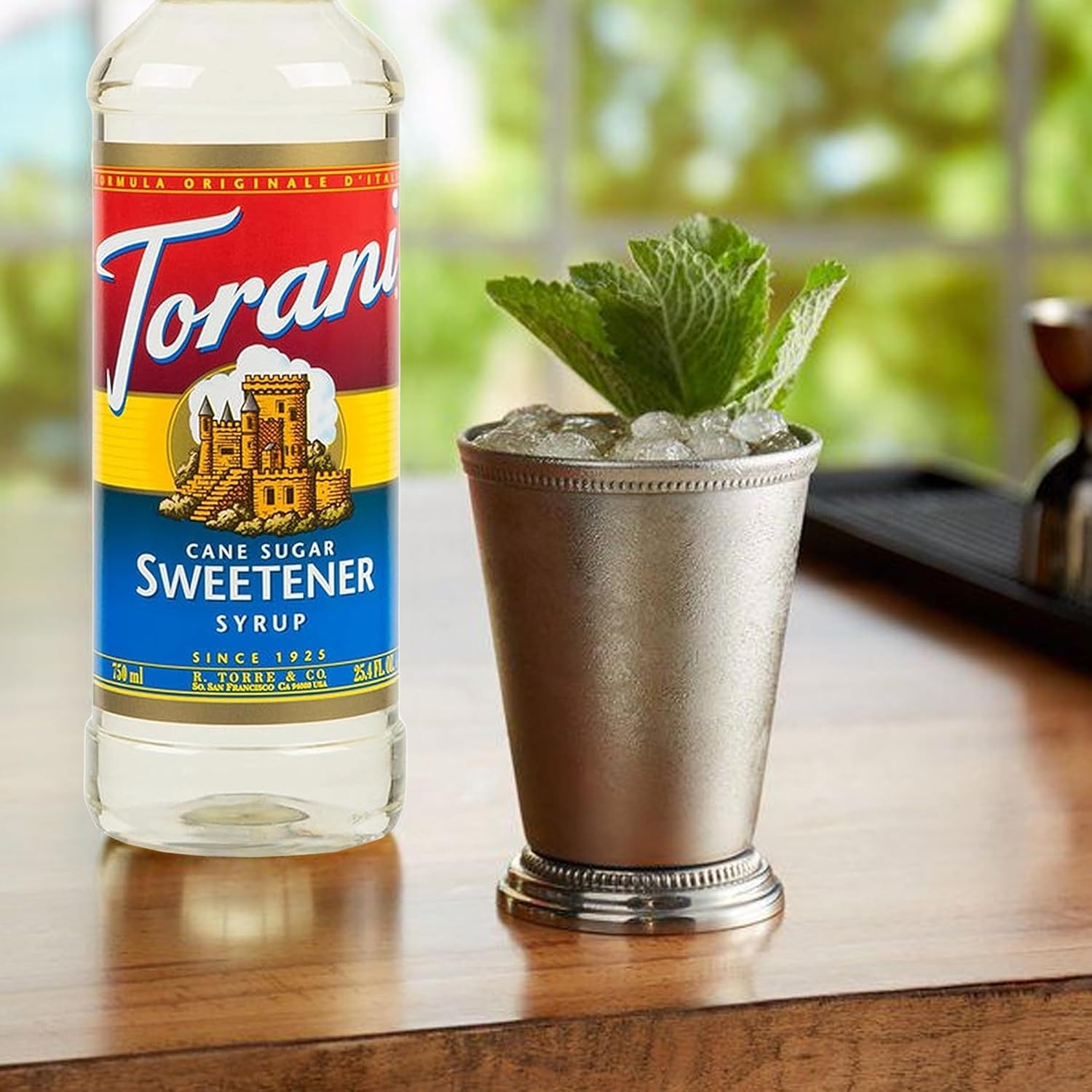 Cane Sugar Syrup for Coffee 25.4 Ounces Coffee Syrups and Flavors with Jimoco Pump Syrup Dispenser