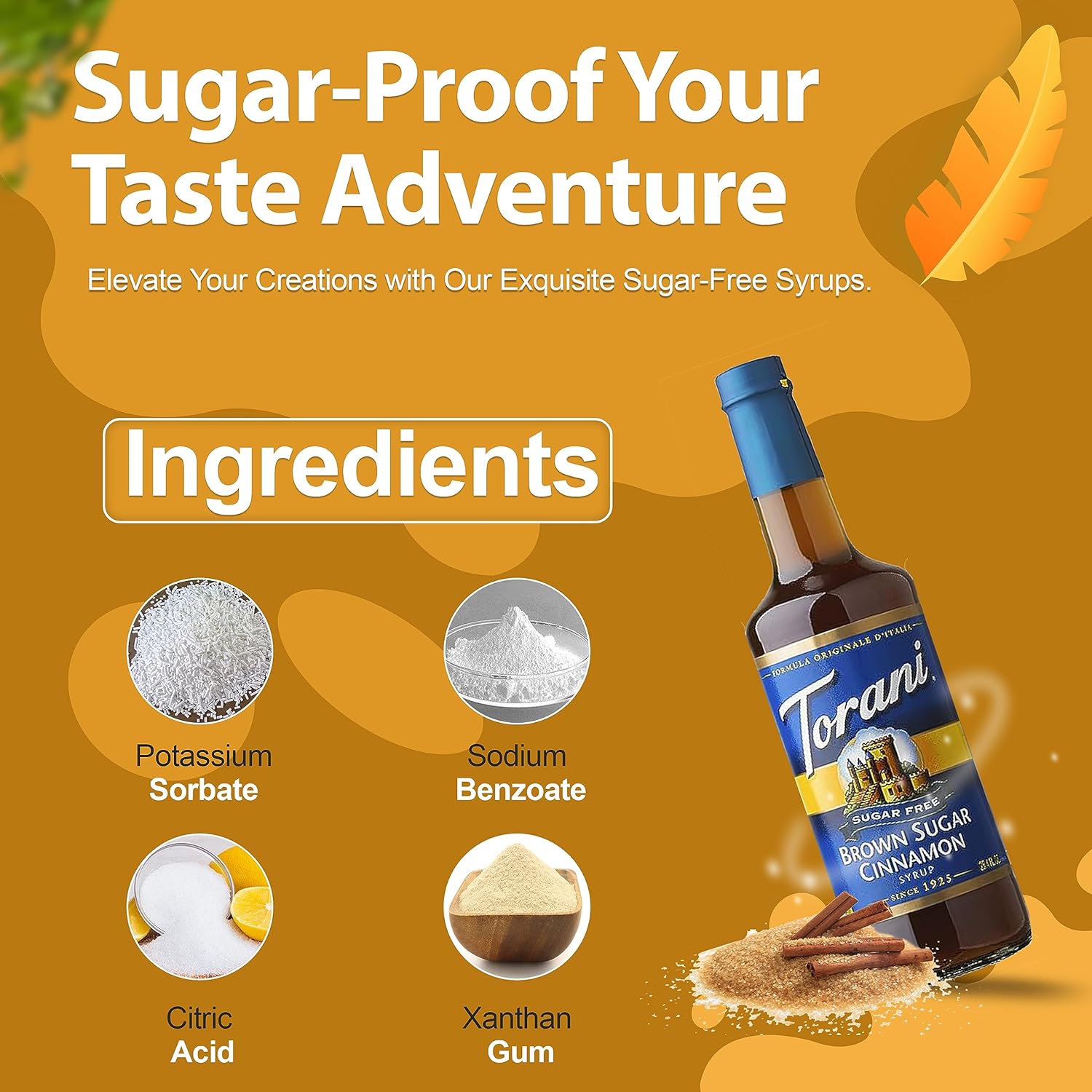 Holiday Syrup Flavors Sugar Free Brown Sugar Cinnamon Peppermint Pumpkin Pie Coffee Flavoring