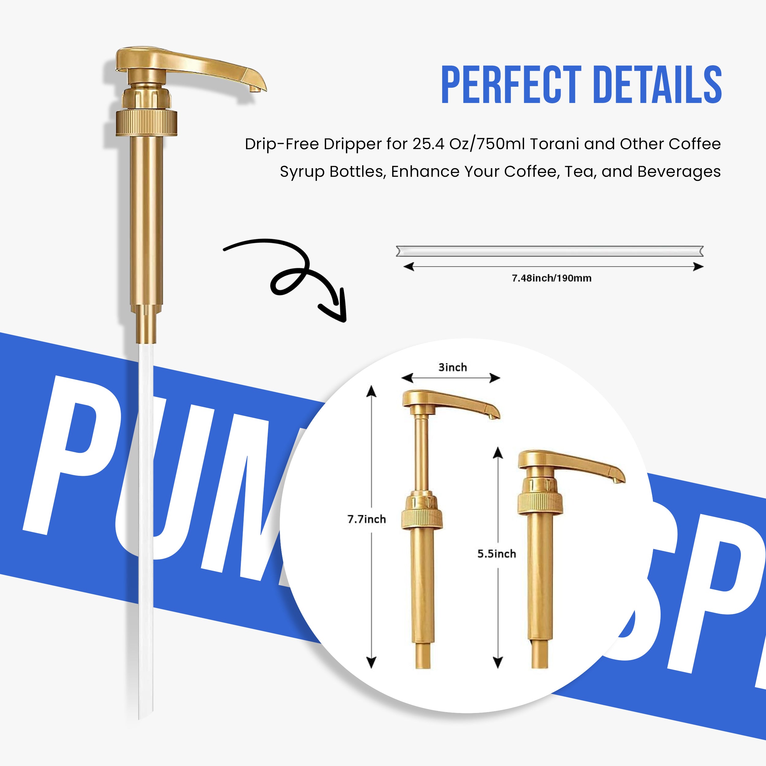 Salted Caramel Syrup for Coffee 25.4 Ounces Coffee Syrups and Flavors with Jimoco Pump Syrup Dispenser