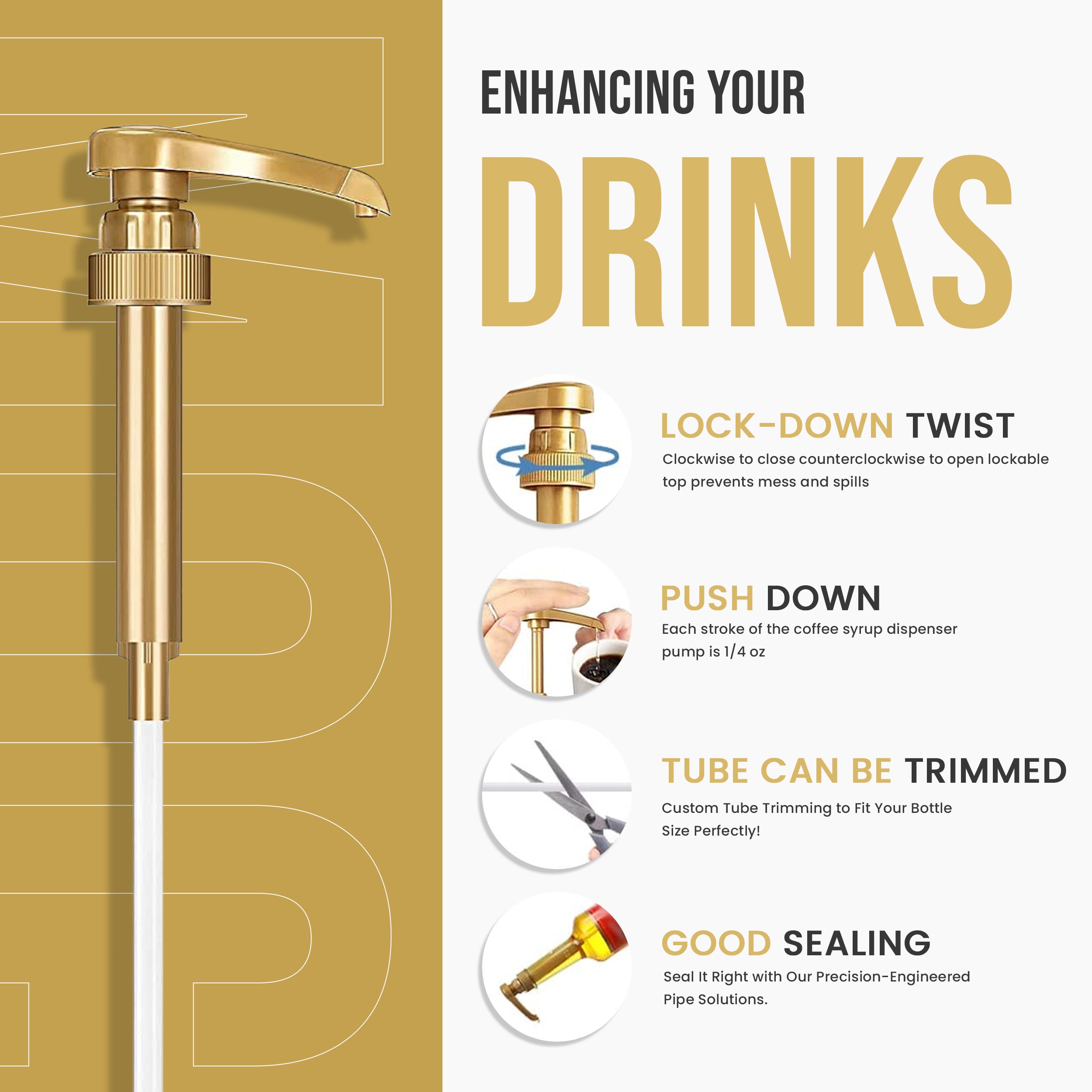 Hazelnut Syrup for Coffee 25.4 Ounces Coffee Syrups and Flavors with Jimoco Pump Syrup Dispenser