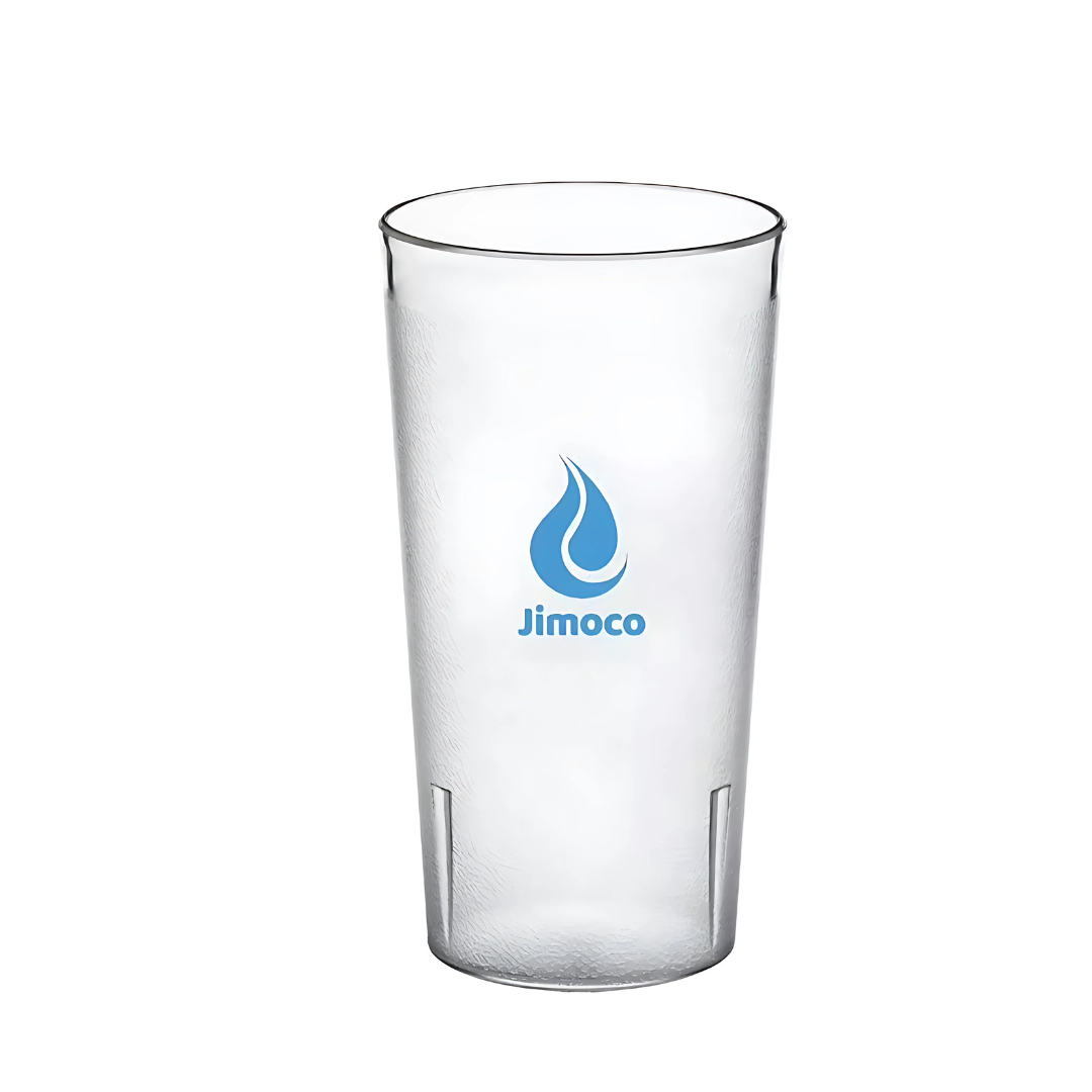 Jimoco 16oz Reusable Plastic Tumbler – BPA-Free Eco-Friendly Drinking Cup for Water, Juice, Smoothies & Iced Coffee – Durable Everyday Tumbler, No Lid or Straw